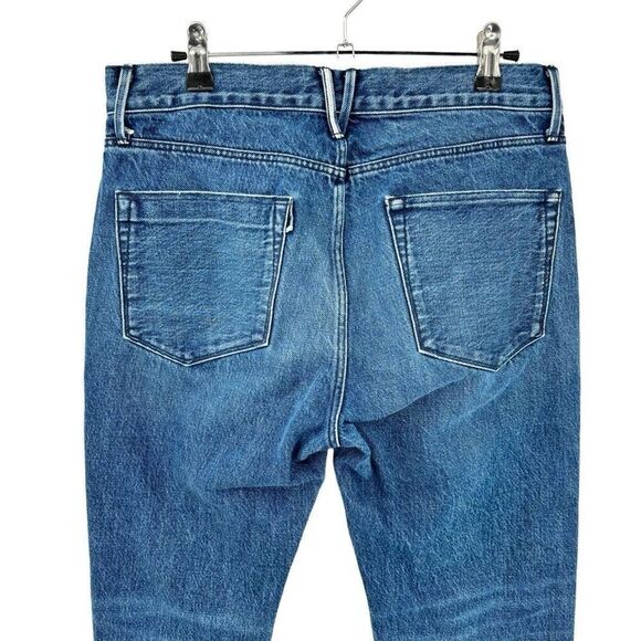 3X1 NYC Cropped Fringe Hem Button Fly Jeans Size 27 - Picture 8 of 9